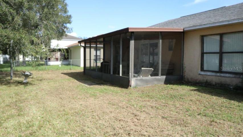 Back of the home