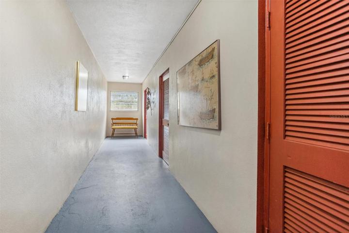 Hallway to storage/ washer/ dryers on same floor