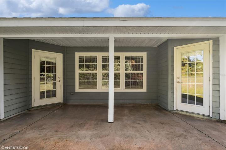 Large porch