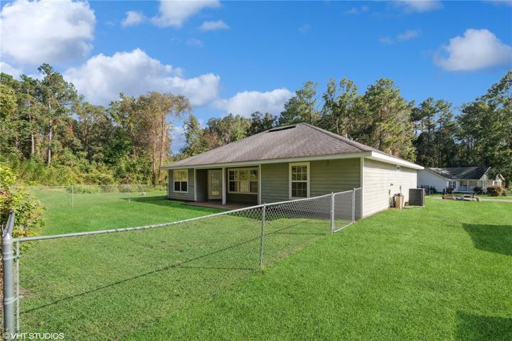 Fenced lot