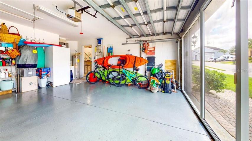 Garage with Screen Door