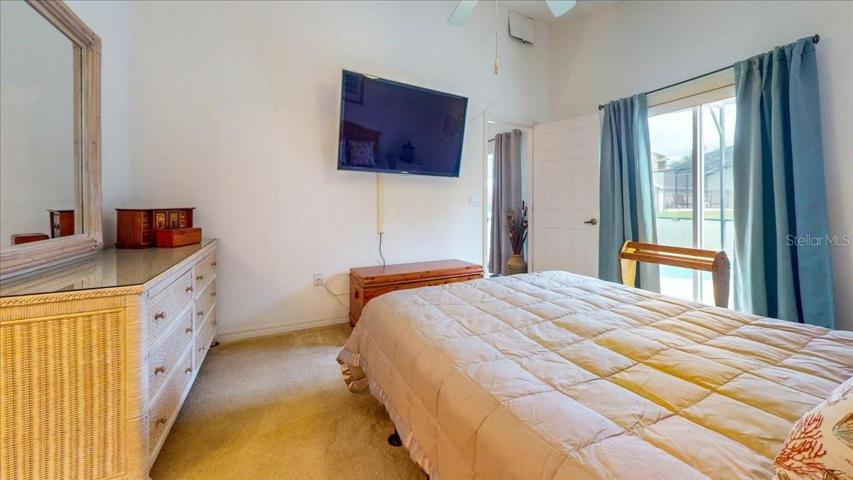 Master Bedroom off of Pool