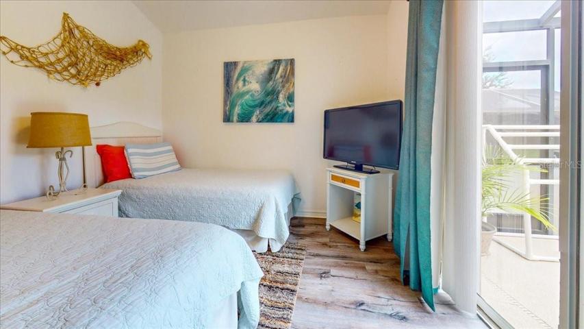 Bedroom off of Pool