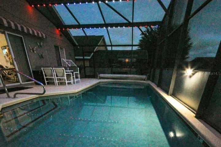 Pool with Trim Lighting