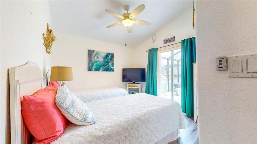 Bedroom off of Pool