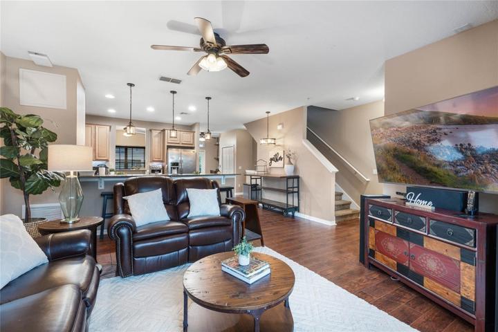 Living/Kitchen/Dining layout