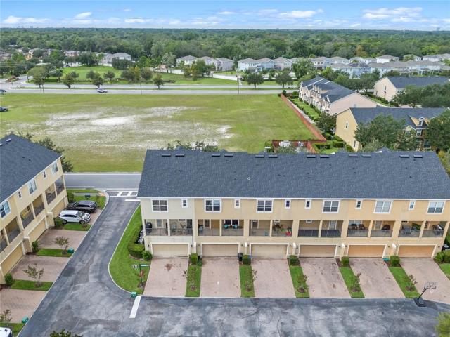 Rear aerial view