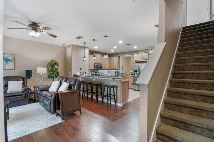 Living/Kitchen layout