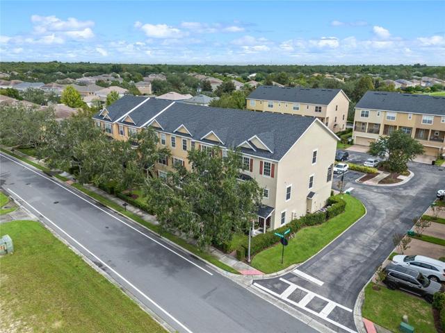 Front aerial view