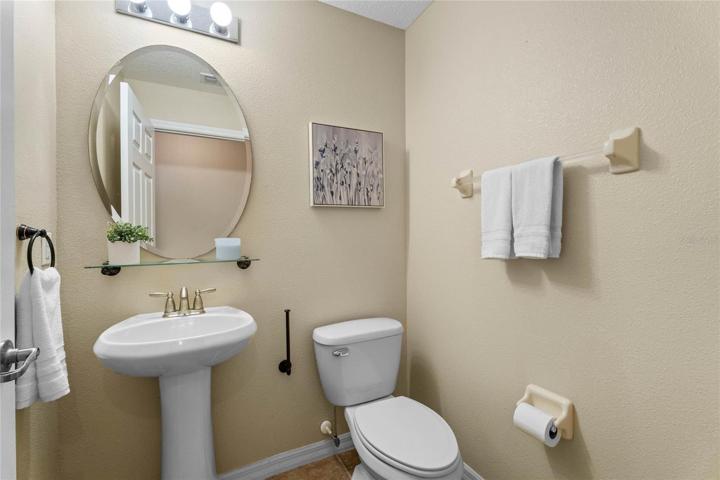 1st floor half bath