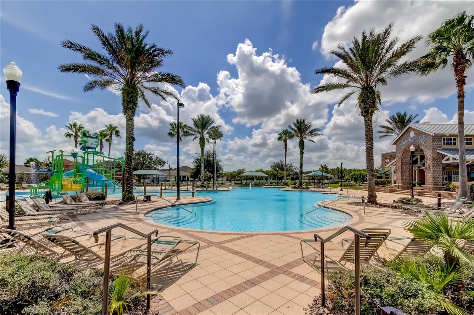 resort style pool