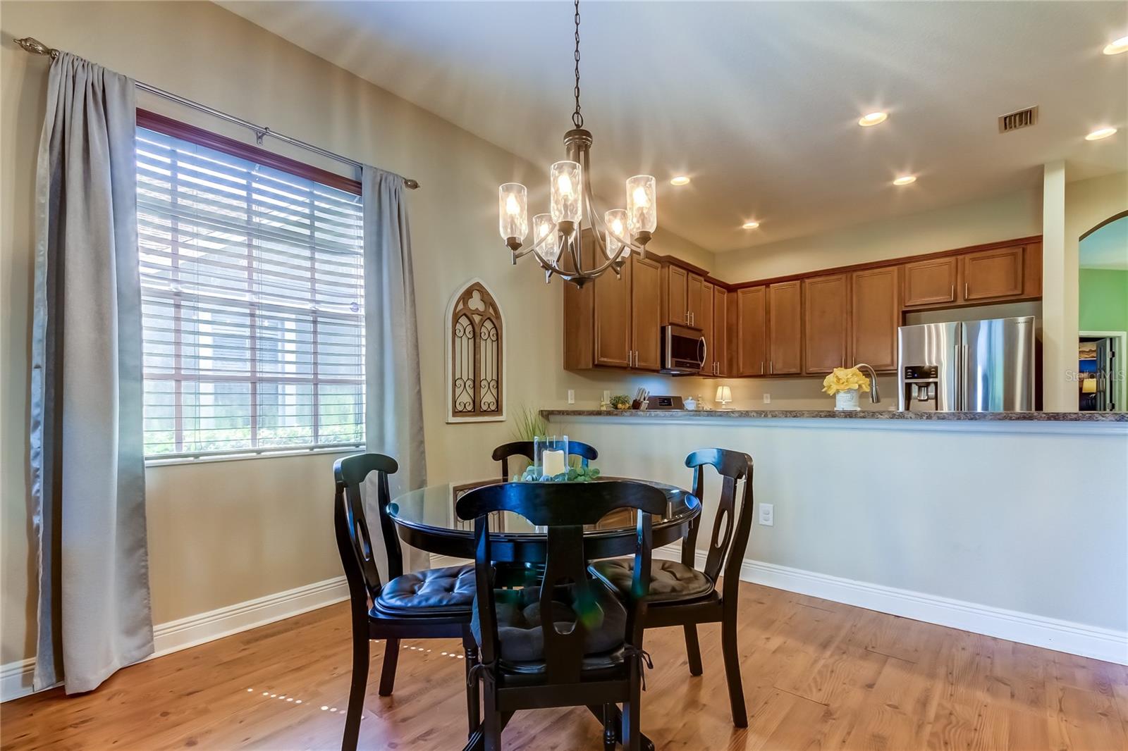 casual dining area