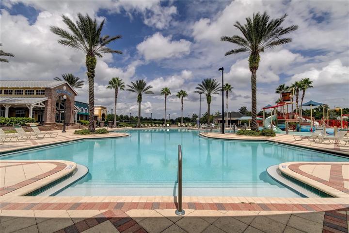 resort style pool