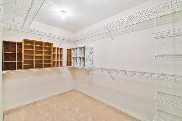 very large organized walk-in closet