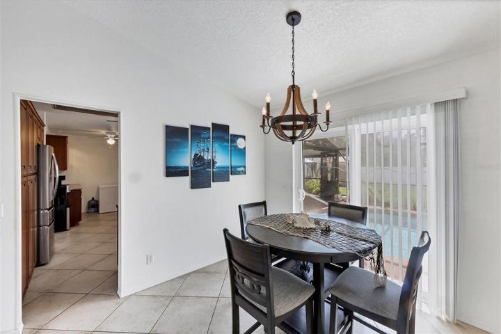 dining showing doorway to kitchen