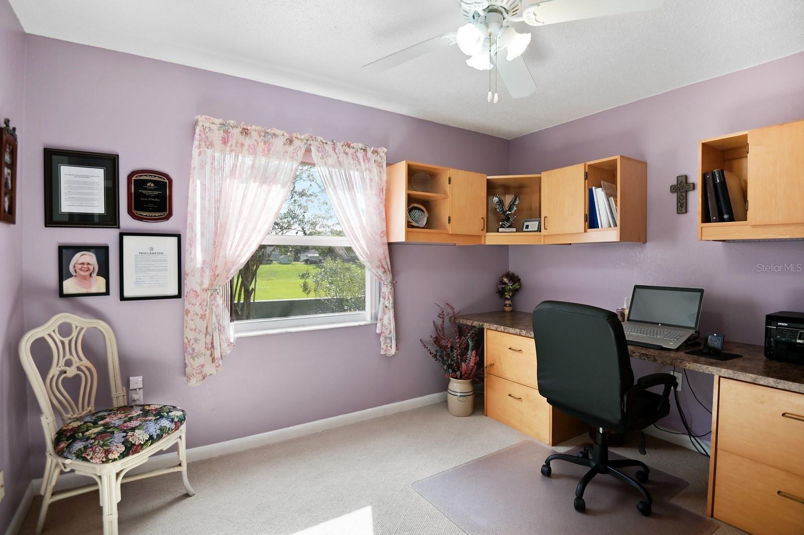 2nd bedroom currently being used as an office.  Walk-in closet included!