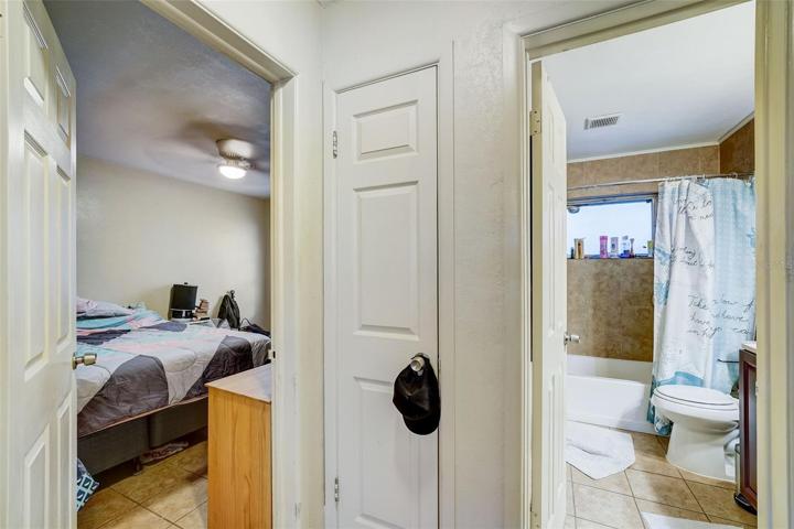 One Bedroom hallway