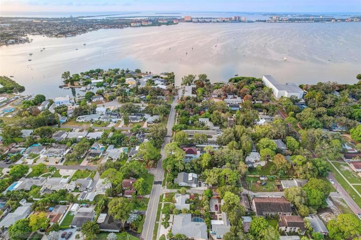 South facing Boca Ciega Bay