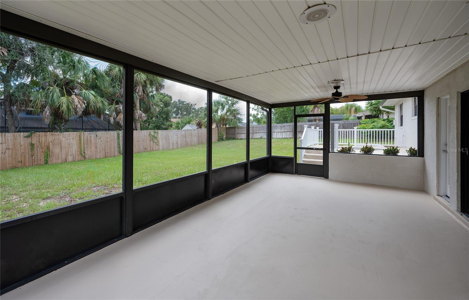 Rear screened Patio