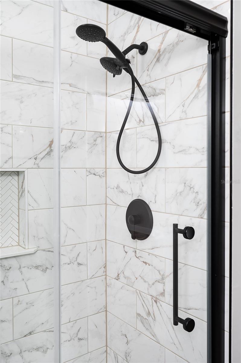 Primary bathroom Shower