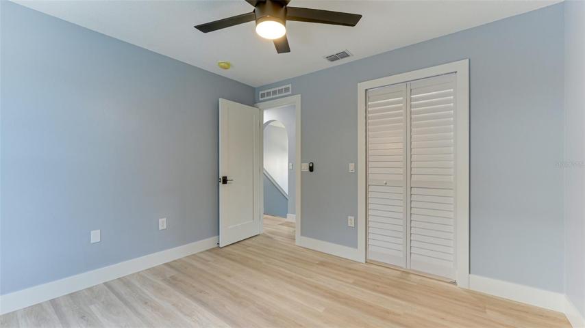 Third bedroom with large walk-in closet