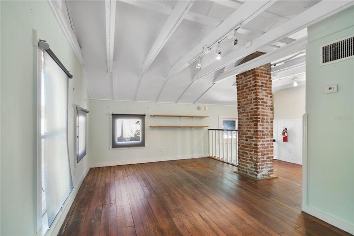 Upstairs area