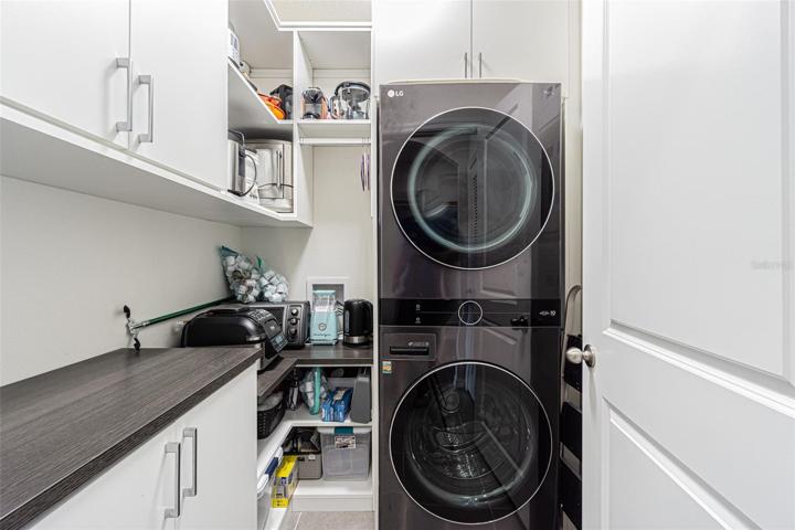 Laundry Room with custom built-ins.