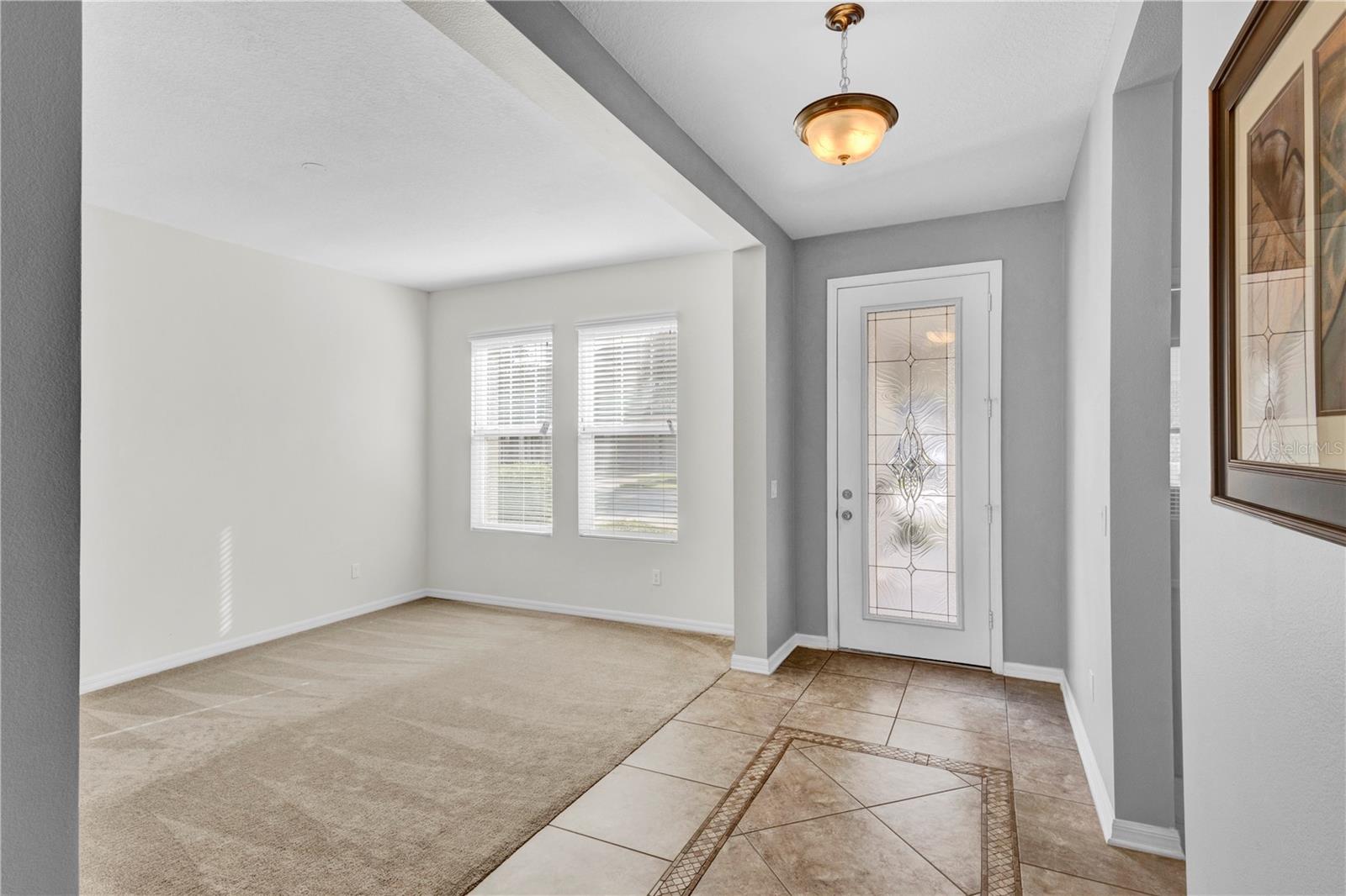 Formal dining area