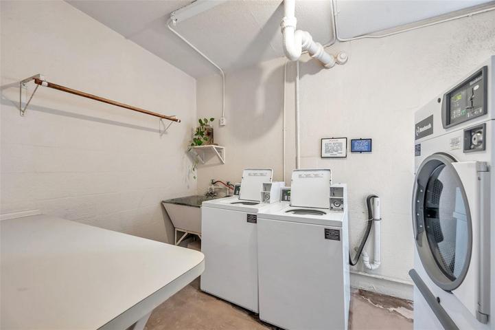 Shared Laundry room on same floor as unit