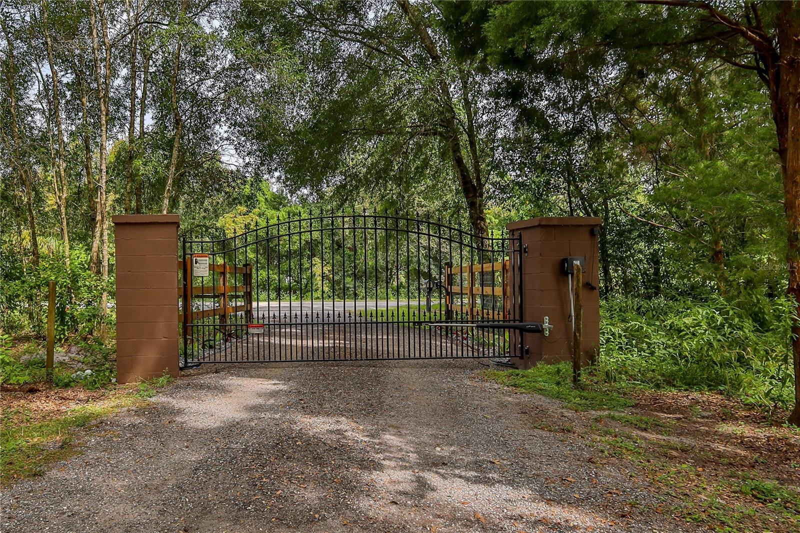 Gorgeous gated entry