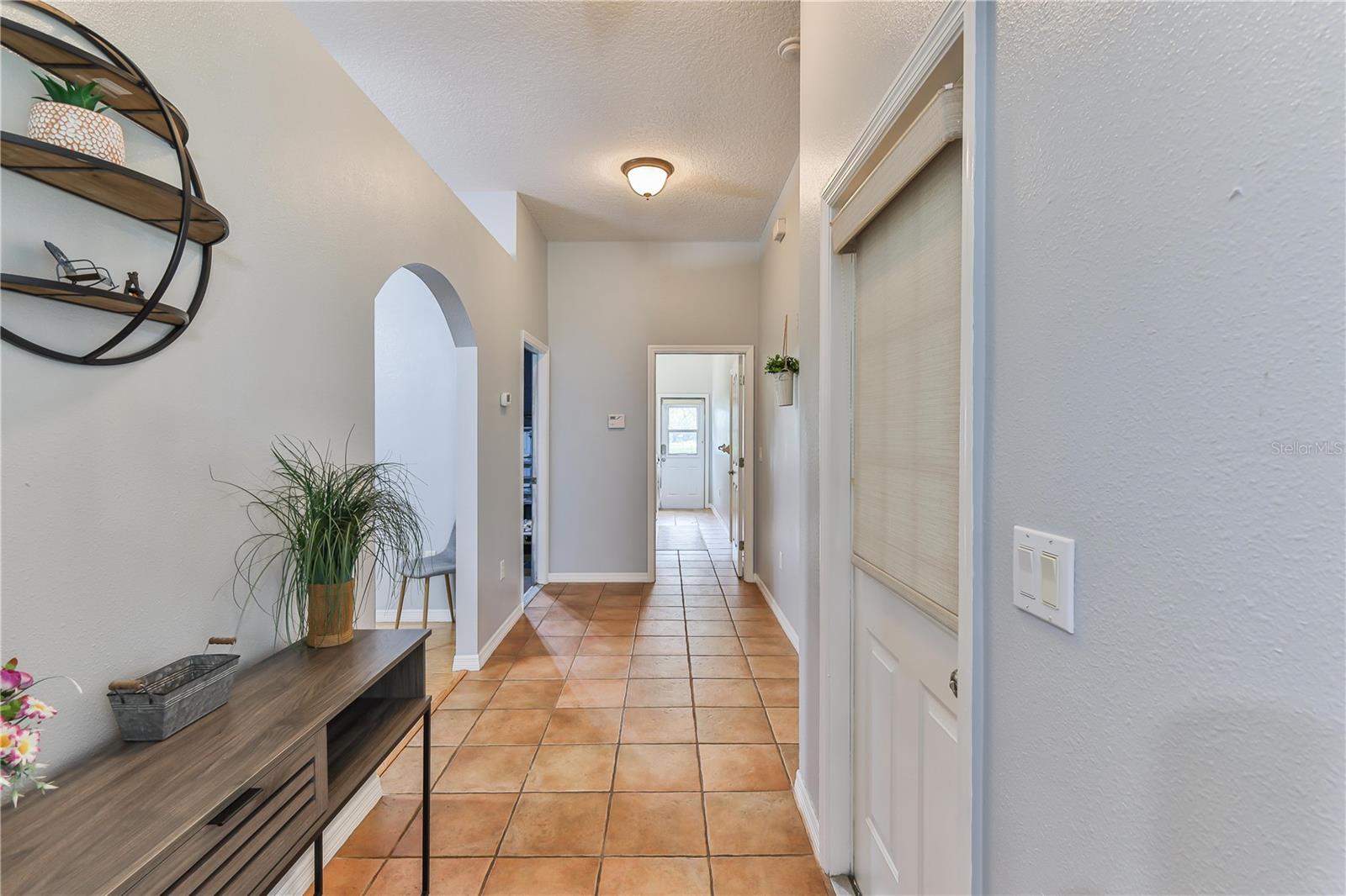 Looking towards laundry room