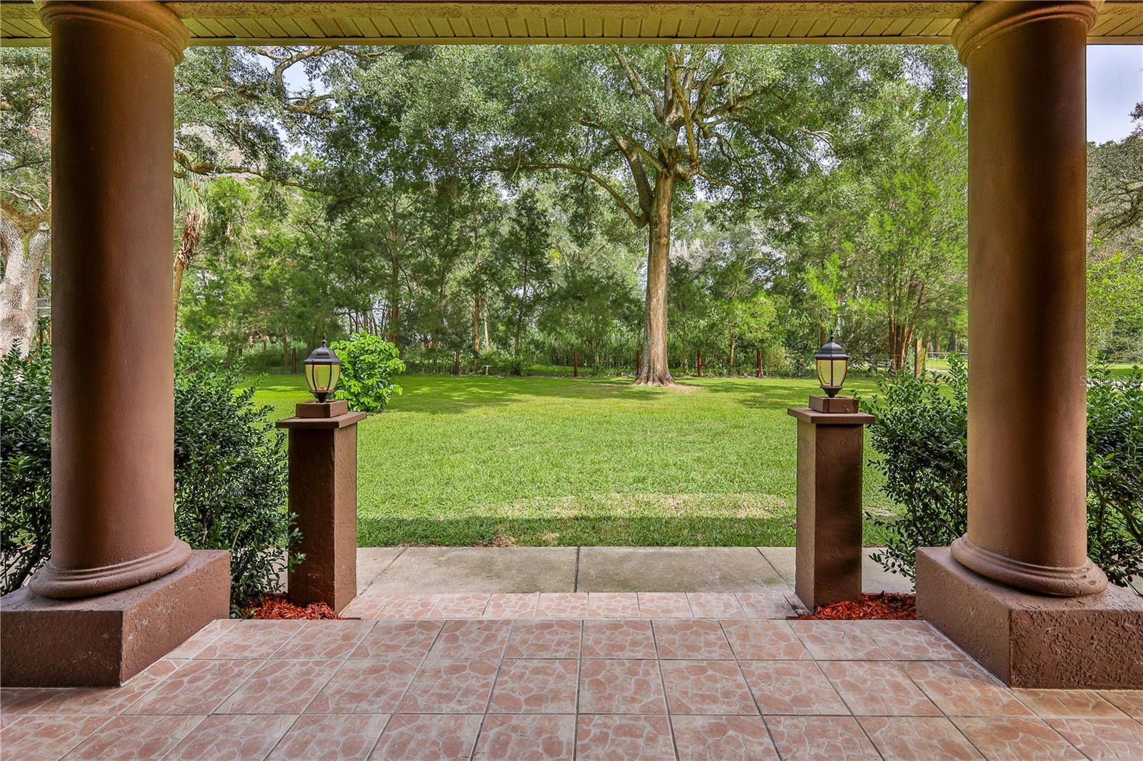 From your front door