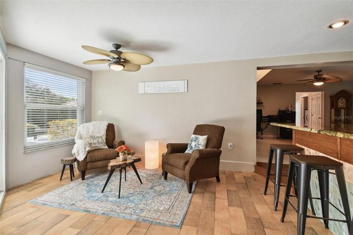 Family Room Sitting Area w/Water Views