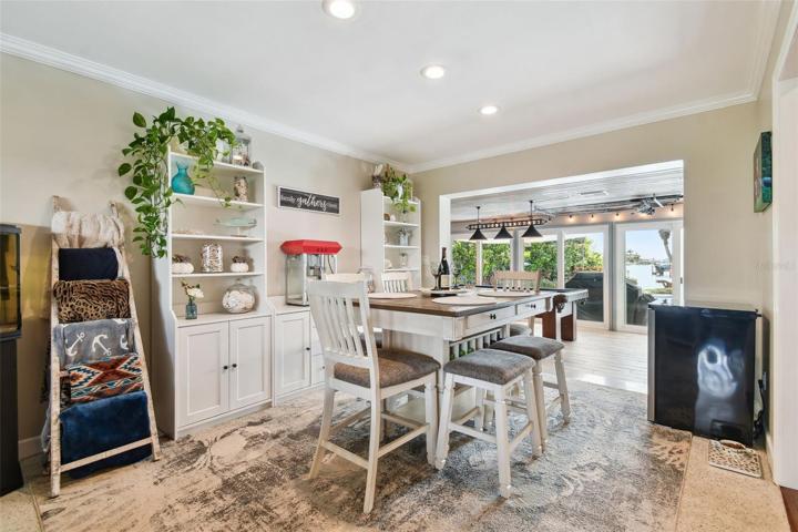 Dining Room w/Water Views