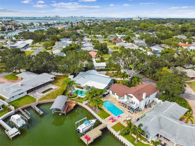 Backside Aerial View of Home