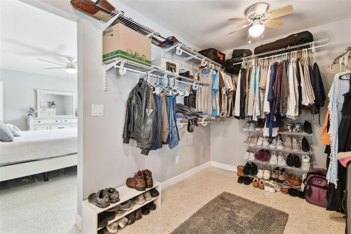 Walk-in Closet Looking into Master Bedroom