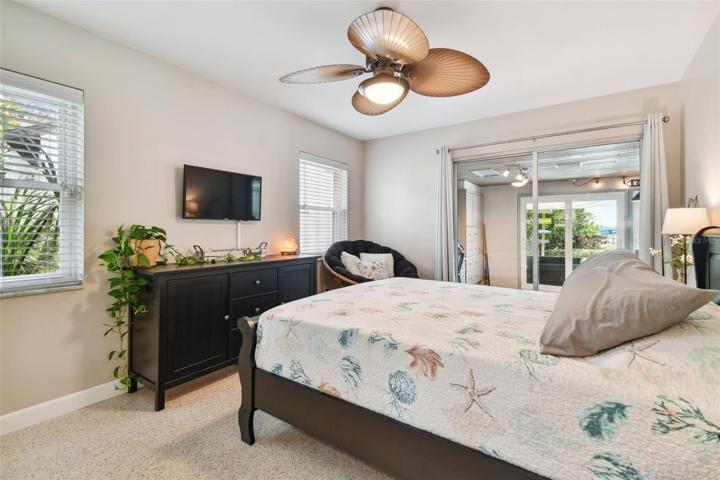 Guest Bedroom Suite overlooking Family Room & Water Views