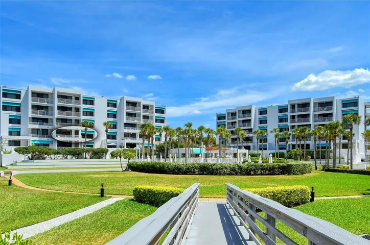 Walkway from beach/back of building