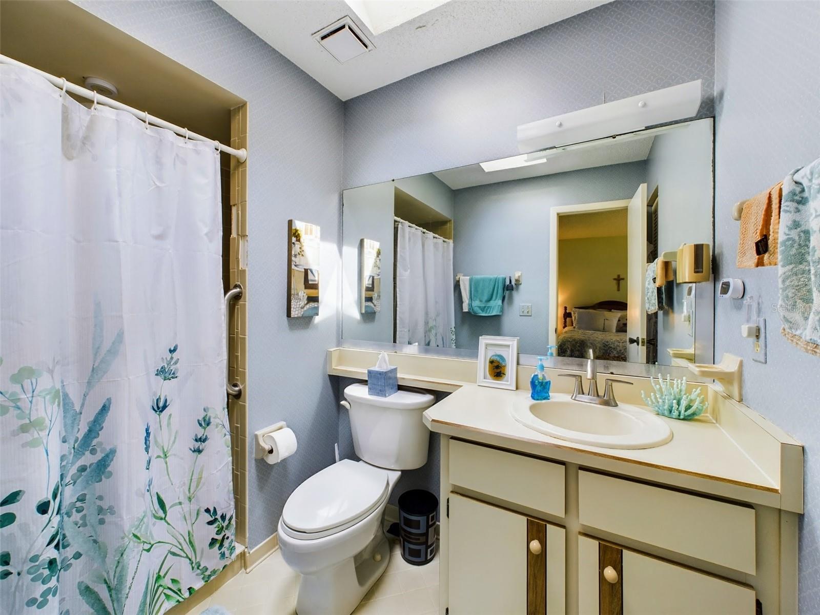 Master Bath with sunlight.