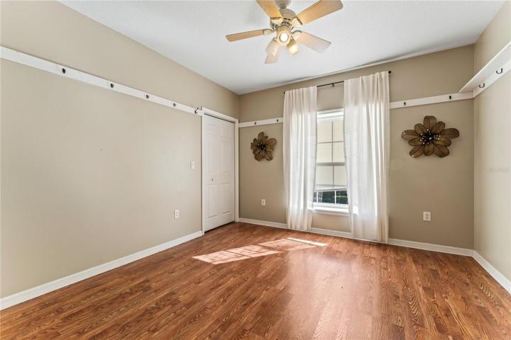 Guest Bedroom with walk in closet