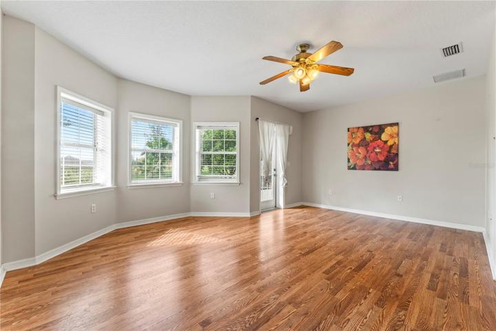 Master bedroom with sitting area