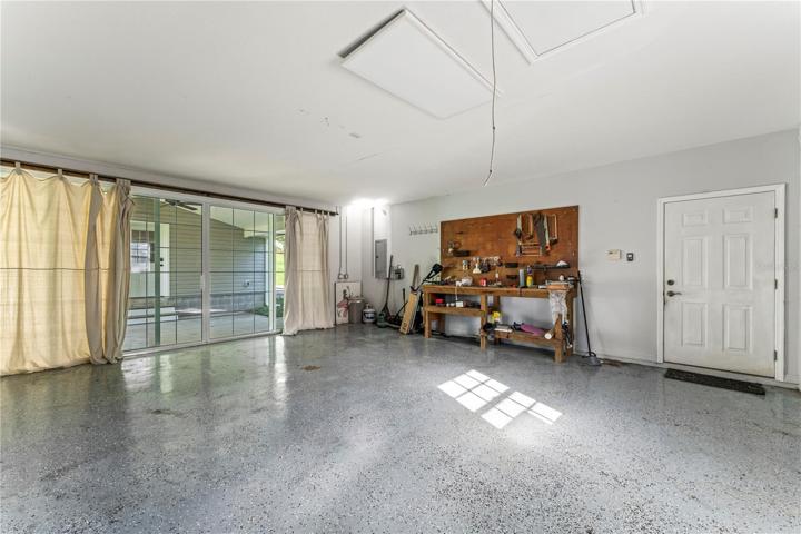 Attached multi purpose room with whole house generator hookup