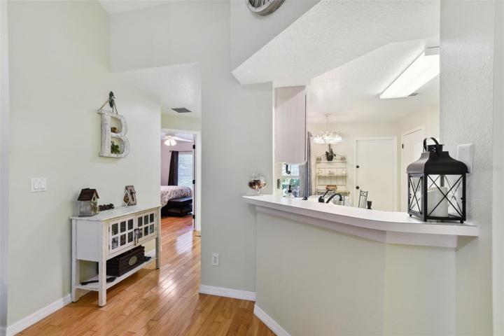 Front Foyer hall and Kitchen