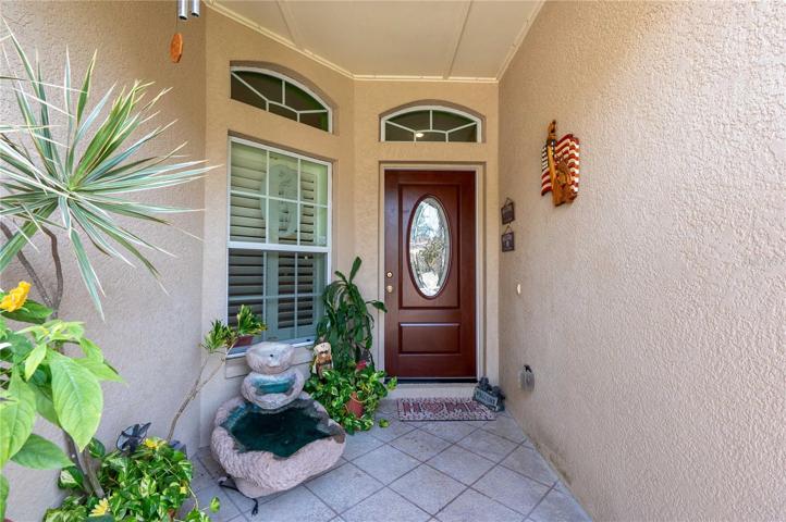 Updated front door welcomes you into this beautiful home.