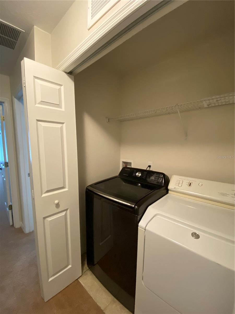 Washer and Dryer Closet, Upstairs