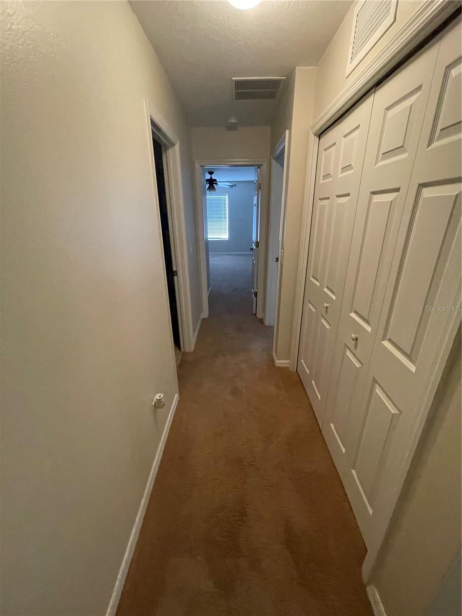 Second Floor Hallway and W/D Closet Door