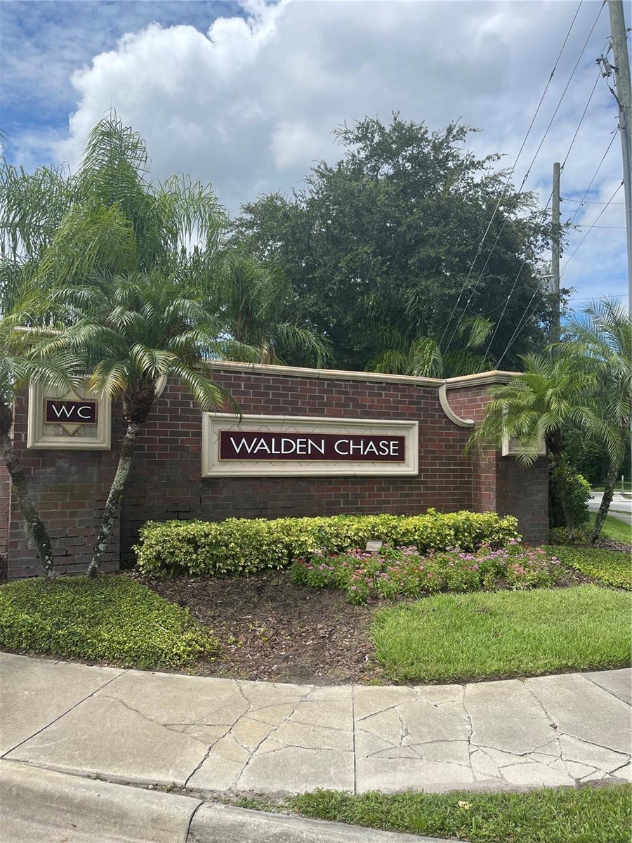 Walden Chase Entrance Signage