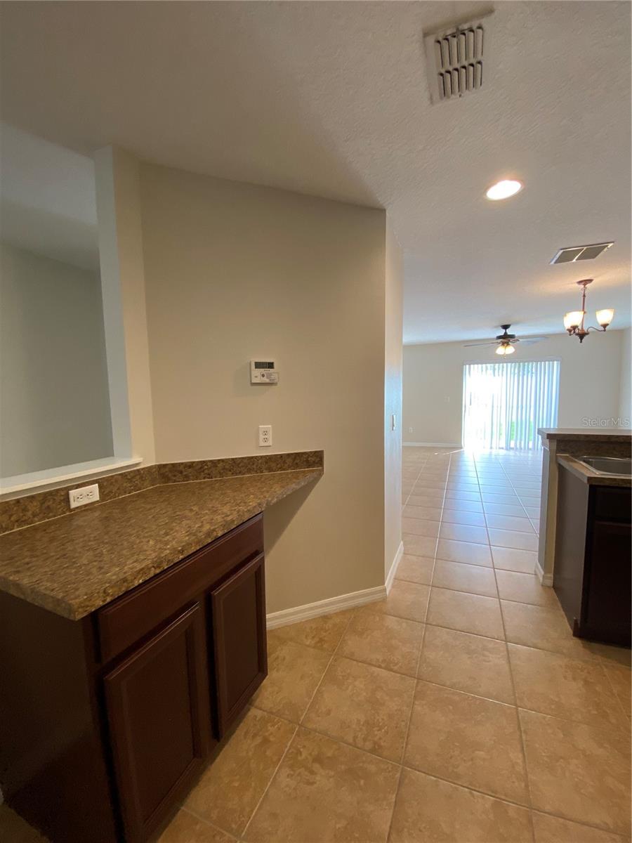 Desk Area in Kitchen