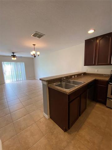 Kitchen, Dining and Living Areas