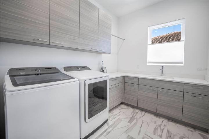 UPSTAIRS LAUNDRY ROOM WITH NEW WASHER AND DRYER